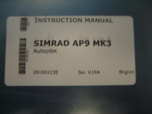 Simrad AP9 MK3 Autopilot Instruction Manual - Free Shipping