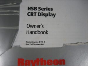 Raytheon HSB Series CRT Display Owner