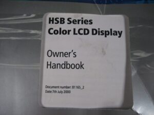 Raytheon HSB Series Color LCD Display  Owner