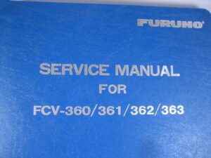 Furuno FCV-360/361/362/363 Color Video Sounder  Hard Cover Service Manual - Free Shipping