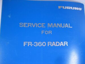 Furuno FR-360 Radar  Hard Cover Service Manual - Free Shipping