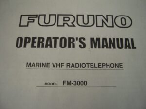 Furuno Marine VHF Radiotelephone FM3000 Operator