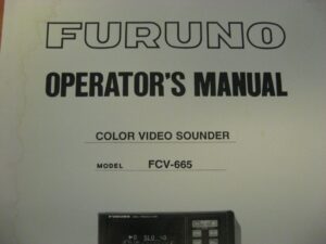 Furuno Color Video Sounder FCV-665 Operator