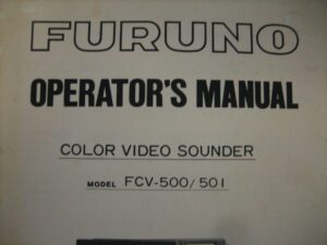 Furuno FCV-500/501 Color Video Sounder Operator