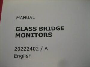 Simrad Glass Bridge Monitors 20222402/A  Manual