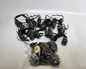 (Lot of 12) Sonetics APX250 Wireless Neckband Headset with Assorted Ear Cups - See Description