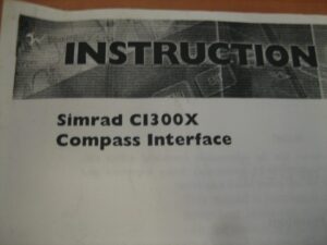 Simrad CI300X Compass Interface Instruction Manual
