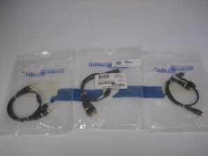 Stellar Labs-1.5FT-RCA M to 2- RCA F Cable LOT OF 3 - New Old Stock