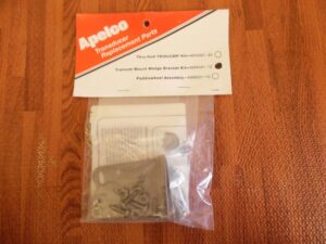 Apelco M99001-12 Transom Mount Transducer Mounting Wedge Metal Bracket Hardware