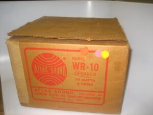 Atlas Sound WR-10 10w 8ohm Loudspeaker - NEW IN BOX