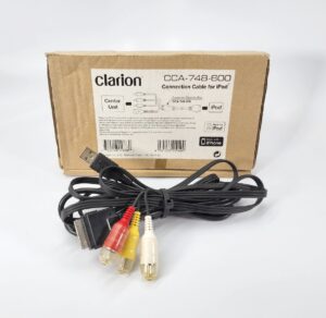 Clarion - CCA-748-600 Connection Cable for iPod - New Old Stock - Free Shipping