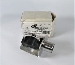 D. Lilly 106S Stainless Steel Rail Antenna Mount (7/8"-1" Rail) **New**