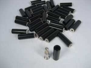 Stereo Jack Solder Adapter Connector  6.3mm (1/4") - LOT of 35 - NEW OLD STOCK