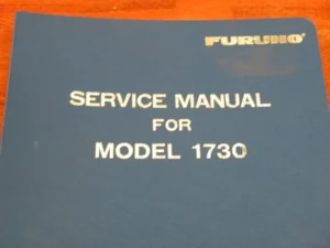 Furuno 1730 Hard Cover Service Instruction Manual Marine Radar