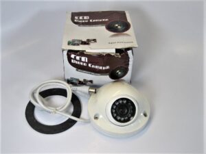 Metal CCTV IR Dome Camera with CE/FCC - VT-9419HB - White - For Parts/Repair