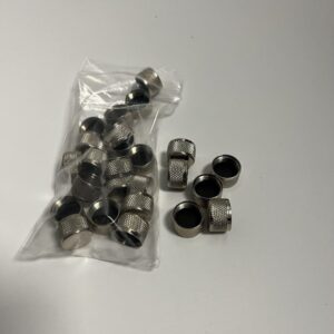 *NEW LOT OF 25* Screw-on Protective Dust Cover Caps for N-Female UHF SO239 UG363