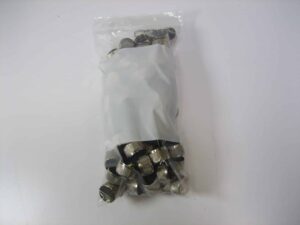 *NEW LOT OF 100* Screw-on Protective Dust Cover Caps for N-Female UHF SO239 UG363