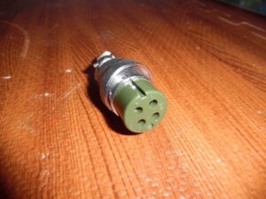 Furuno 000-160-159 Transducer Plug 4-Pin Round - For FCV-1000 1100 ETR-30N 292