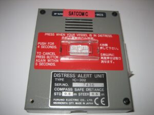 Furuno *NEW* IC-302 Inmarsat-MES Distress Alert Unit LOOSE CLEAR DOOR
