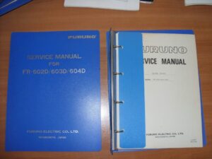 Furuno Radar FR-602D 603D 604D Hard Cover Service Instruction Manual