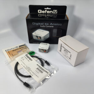 Gefen GTV-DIGAUD-2-AAUD-CO Stereo Digital-to-Analog Audio Converter - New
