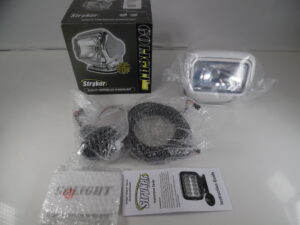 GoLight Stryker 3020 White Halogen Spotlight w/ Hard Wired Dash Remote - Refurb