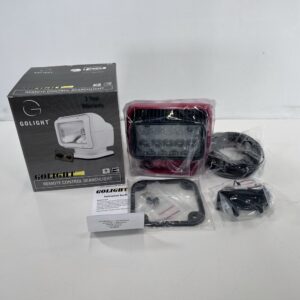 GoLight 20214 Red Permanent Mount Wired Dash Control Spotlight - Refurb