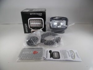 GoLight 3021 Stryker Black Hardwired Halogen Spotlight - Refurbished