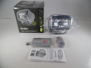 GoLight Stryker 30062 Chrome Halogen Spotlight w/ Wireless Hand-held Remote - REFURBISHED