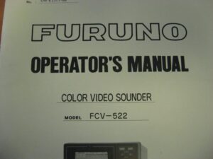 Furuno Color Video Sounder FCV-522 Operator