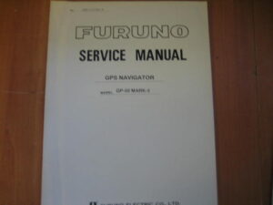 Furuno Service Manual GPS Navigator GP-50 Mark 3 - Free Shipping