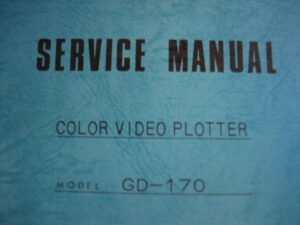 Furuno Service Manual f/ Color Video Plotter GD-170 - Free Shipping