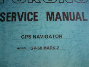 Furuno Service Manual f/ GPS Navigator GP-50 Mark-2 - Free Shipping