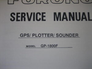 Furuno Service Manual f/ GPS / Plotter / Sounder GP-1800F- Free Shipping