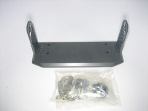 Icom *NEW* GRAY IC-M602 / IC-M604 VHF Mounting Mount Bracket w/ Knobs & Mic Clip