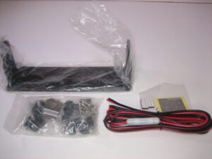 Icom IC-M605 VHF *INSTALL KIT* Mounting Mount Bracket Knobs Mic Clip Hardware
