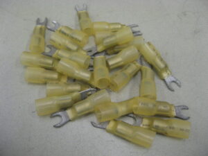 ELA210-10X 10-12 AWG #10 Spade Terminal Crimp Connectors (124 PCS)