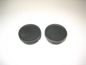 Lot of 2 2-1/8" Boat Marine Gauge Instrument Blank Blanking Plugs Covers Fillers