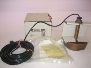 LEI Lowrance 000-0090-47 TH-MB-50 Thru Hull 30 Degree Bronze 50 kHz Transducer