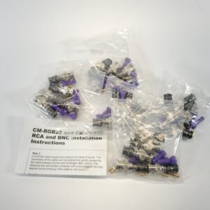 Connect Tec Liberty Wire CM-RGB25 CM-RGB26 - BNC Compression Connectors - LOT OF 25