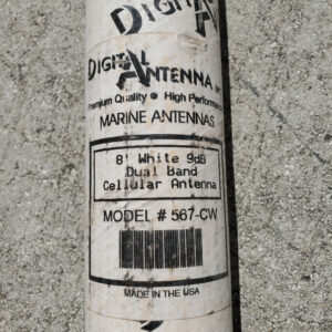 Digital Antenna 567-CW - Wh 9dB Dual Band Cellular Boat Antenna - NEW OLD STOCK