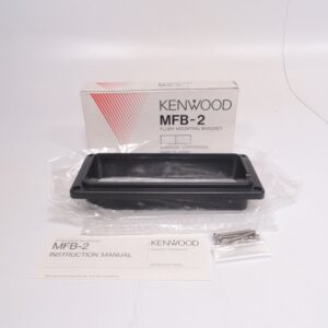 Kenwood MFB-2 - VHF Flush Mounting Bracket - Black - NEW OLD STOCK