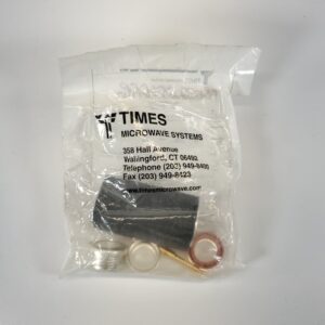 Times Microwave Systems TC-500-NMC N Male Solder Connector f/ LMR-500 - OPEN BOX