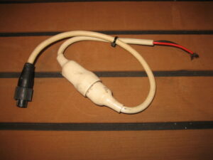 Furuno 2 Pin Power Cable 16" Long FCV-667 FCV-582 PG1000 000-109-000 000-158-002