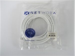 Networx 25Foot White UTP Cat5e 24 AWG Cable - PC-CAT5ENWH-025 - Used - Free Ship