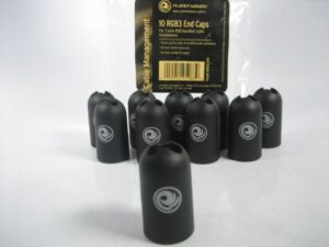Planet Waves RGB3CAPS Ten pack Black RGB3 Rubber End Caps - NEW OLD STOCK