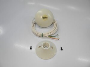 Raymarine Raystar 112LP NMEA0183 GPS Receiver Antenna w/ Pole Mount Base-E32002-Tested- 90 Day Warr.