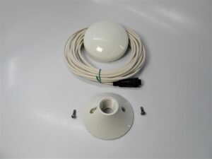 Raytheon Raystar 112LP NMEA0183 GPS Receiver Antenna w/Pole Mount Base -E32002-Tested- 90 Day Warr.!