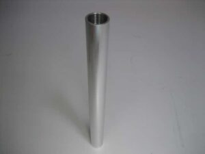 RUPP 09-1050-12 Threaded Aluminum Straight Extension Mast 3/4" x 12" - USED
