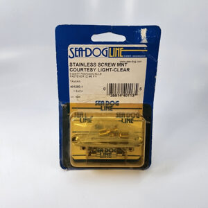 Sea-Dog Line Stainless Screw Mount Courtesy Light-Clear 401250-1 - New Old Stock